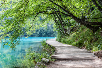 Leinwandbilder See Plitvicer Seen in Kroatien  © radu79