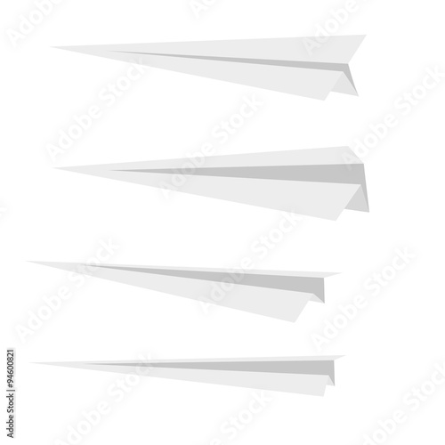 four paper planes