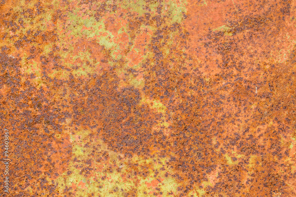 Rust metal surface