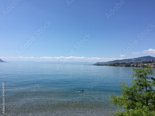 Genfer See  Lac Lehman  Montreux Schweiz