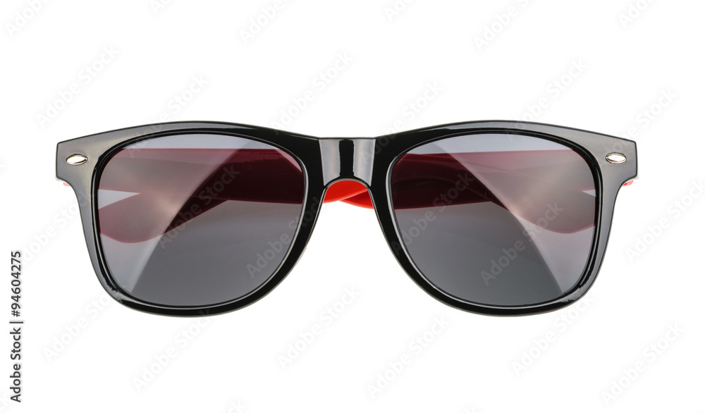 Sunglasses isolated against a white background. Without shadow. Sunglasses isolated against a white background. Without shadow.