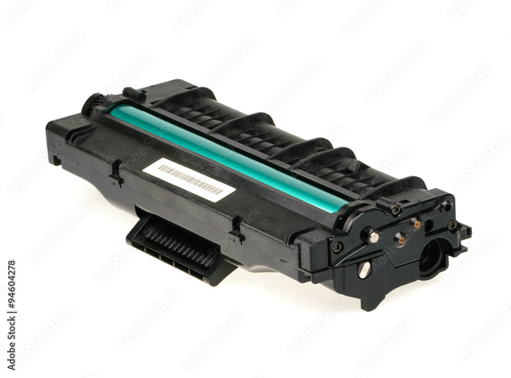 Laser printer cartridge isolated on white Laser printer cartridge isolated on white