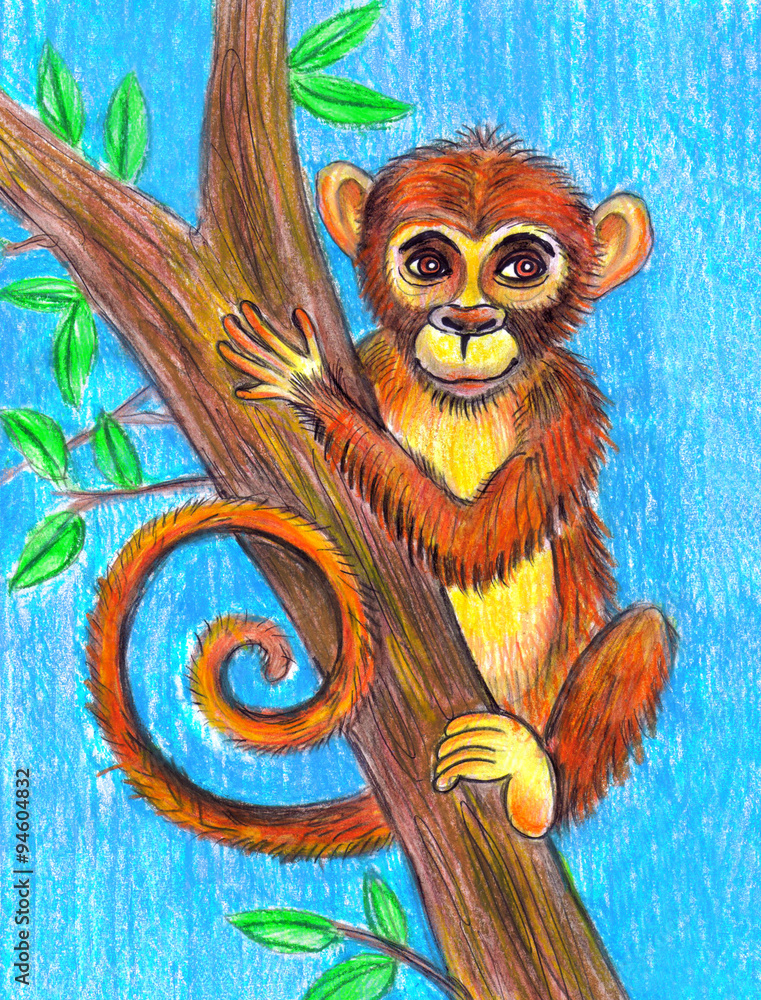 Раскраски обезьяны для детей: веселые и творческие занятия