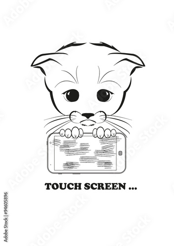 Totono and scratched phone