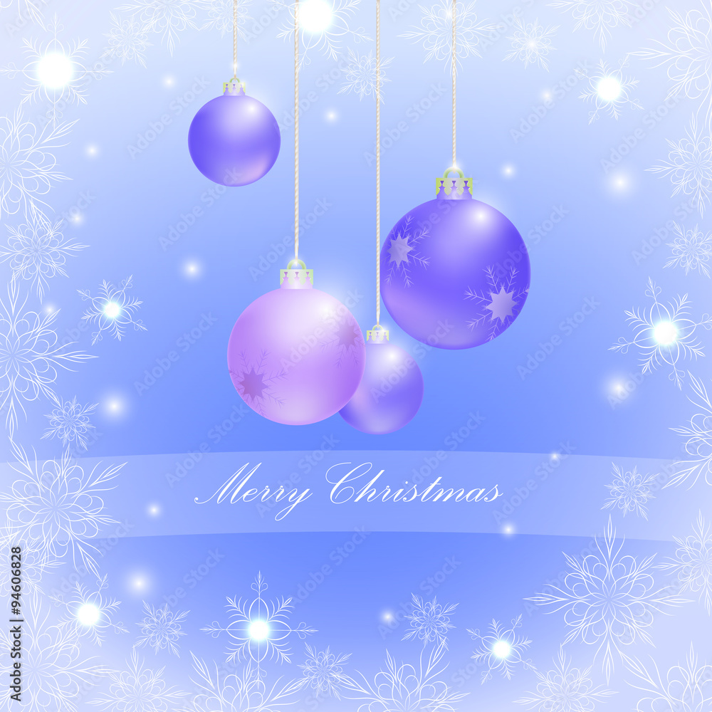 Christmas balls and snowflakes,vector Christmas balls and snowflakes,vector