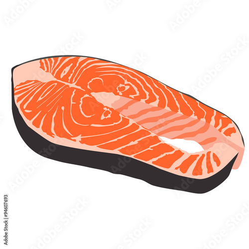 Salmon steak