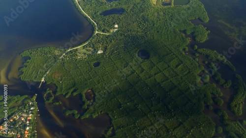 Mangrove Forest Aerial, Tampa Bay, 4K