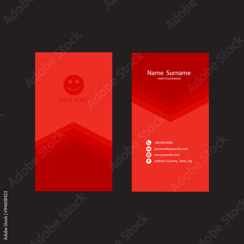 business card template