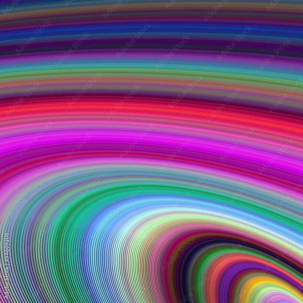 Multicolored ellipse fractal background