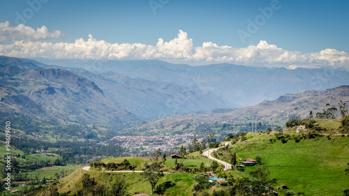 Giron, Ecuador, Arial view. photo