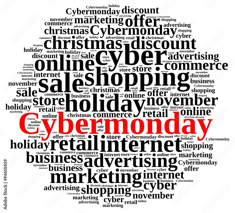 Obraz premium Cyber monday.
