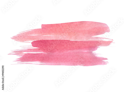  A fragment of the pink background painted with watercolors