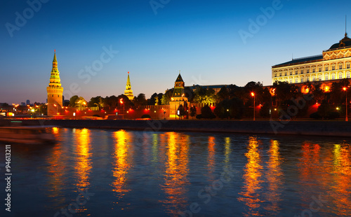  Kremlin in summer night. Russia