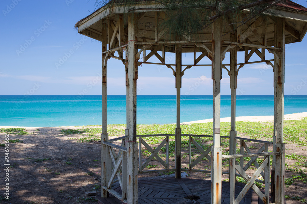 Tropical beach view