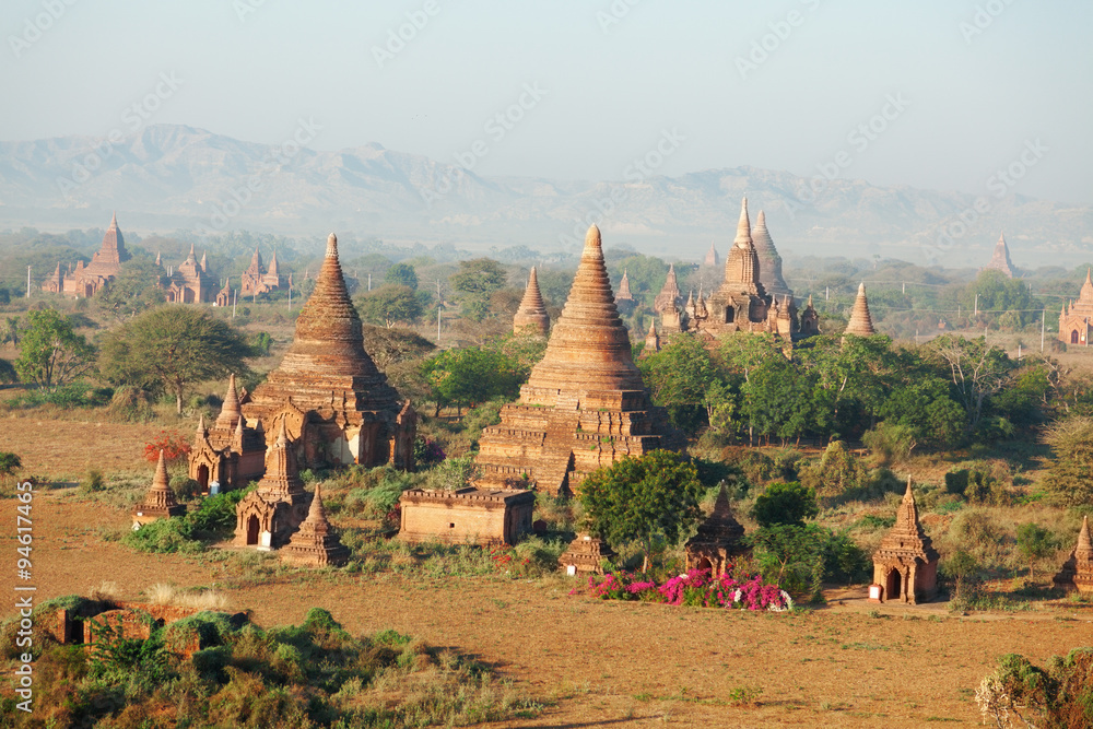 Ancient pagodas in Bagan, Myanmar Ancient pagodas in Bagan, Myanmar
