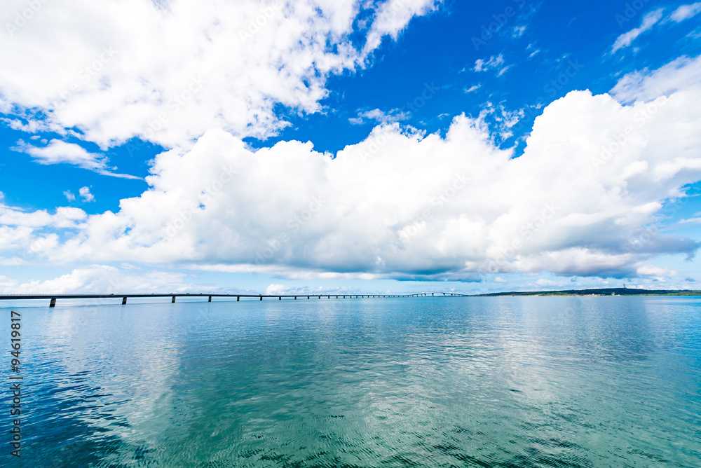 Sea, sky, seascape. Okinawa, Japan.