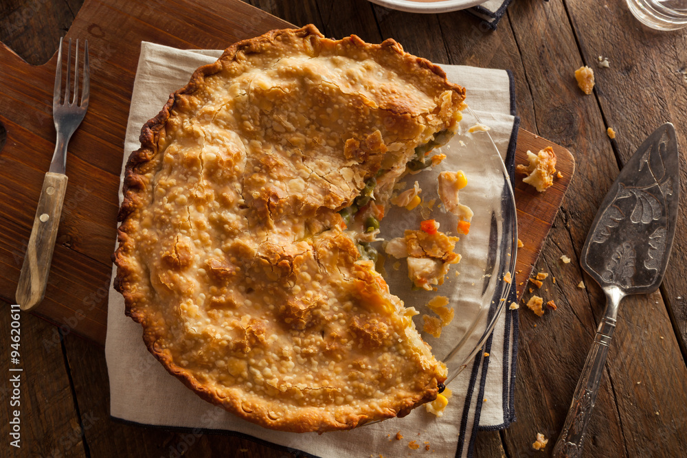 Hearty Homemade Chicken Pot Pie Hearty Homemade Chicken Pot Pie