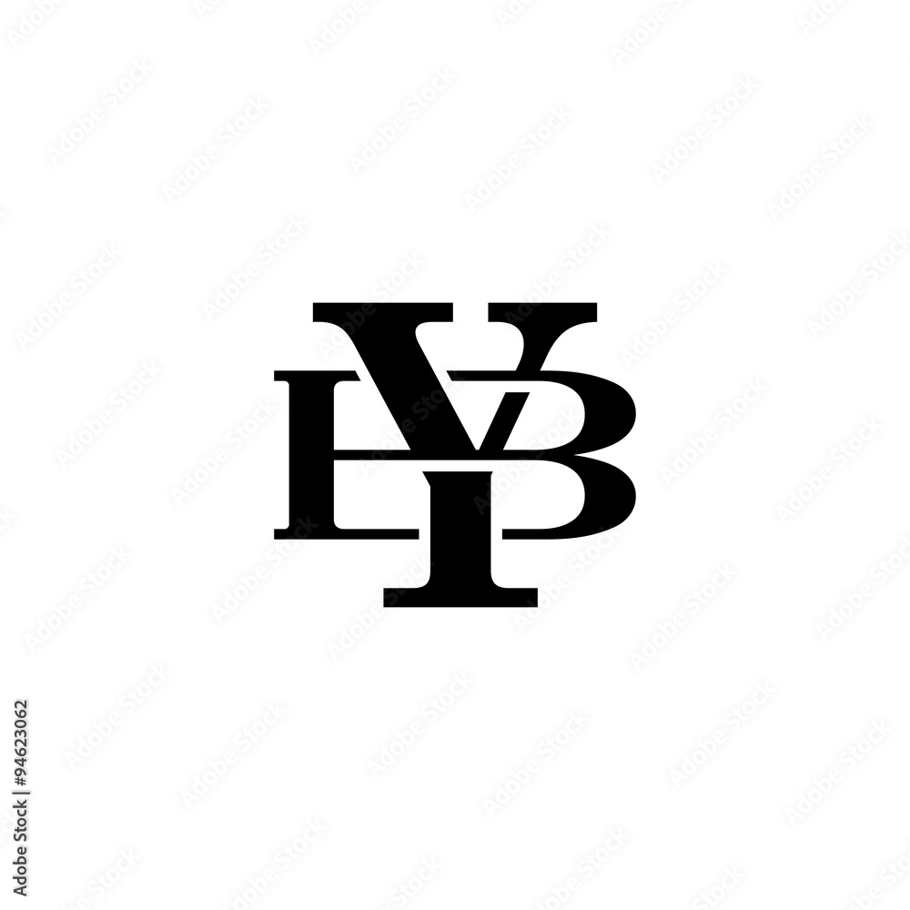 Letter B and Y monogram logo Letter B and Y monogram logo