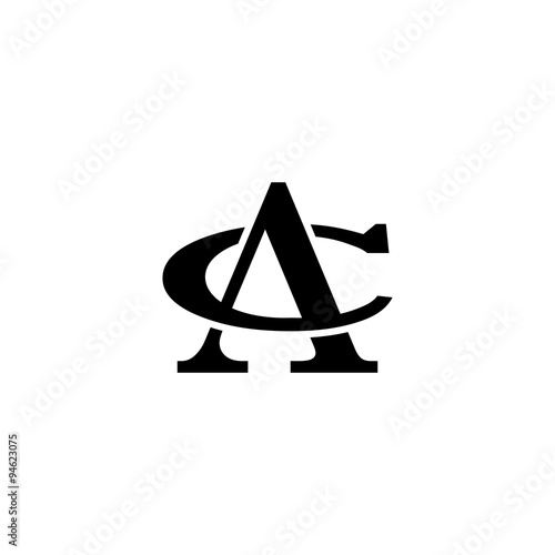 Letter C and A monogram logo