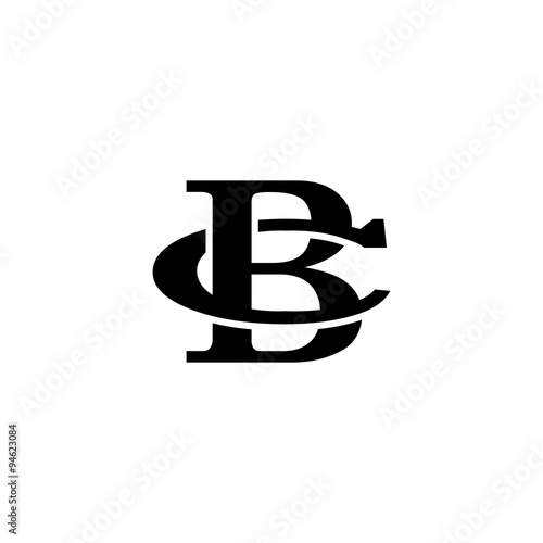 Letter C and B monogram logo