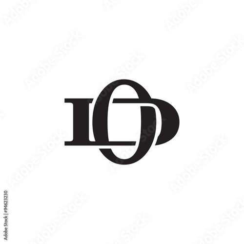 Letter D and O monogram logo