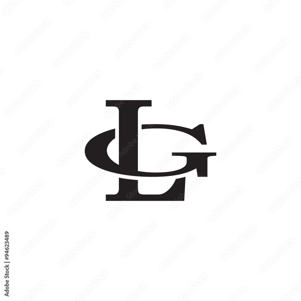 Letter G and L monogram logo Letter G and L monogram logo