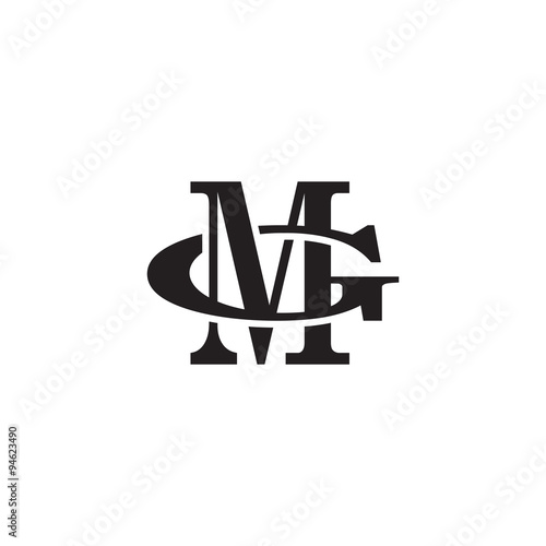 Letter G and M monogram logo
