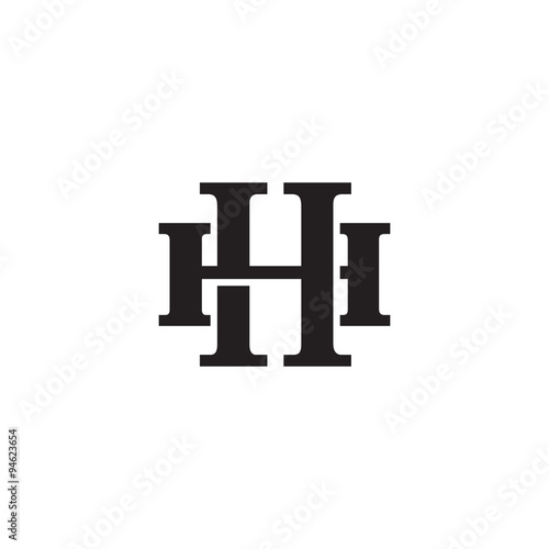 Letter H and H monogram logo