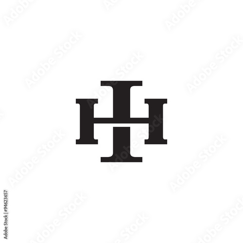 Letter H and I monogram logo © ariefpro