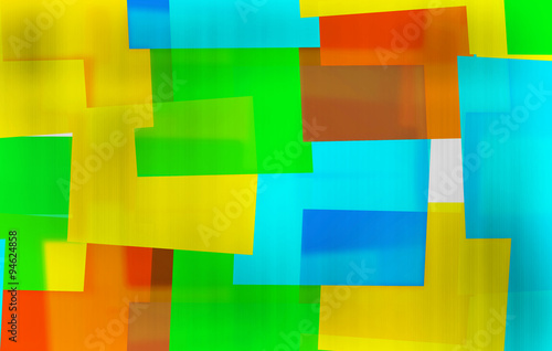Bunte Farbflächen