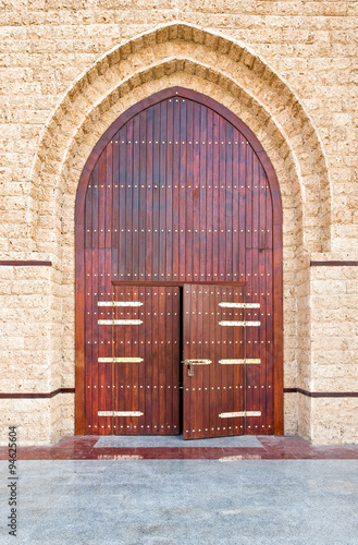 Saudi Arabia, Jeddah, a rebuilded Turkish fort called 'The door of Jeddah' in...