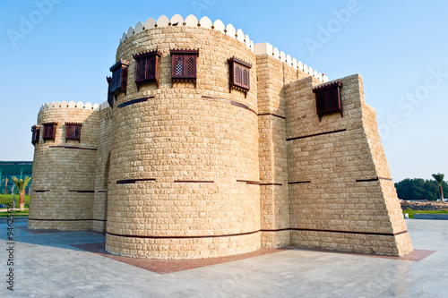 Saudi Arabia, Jeddah, a rebuilded Turkish fort called 'The door of Jeddah' in...
