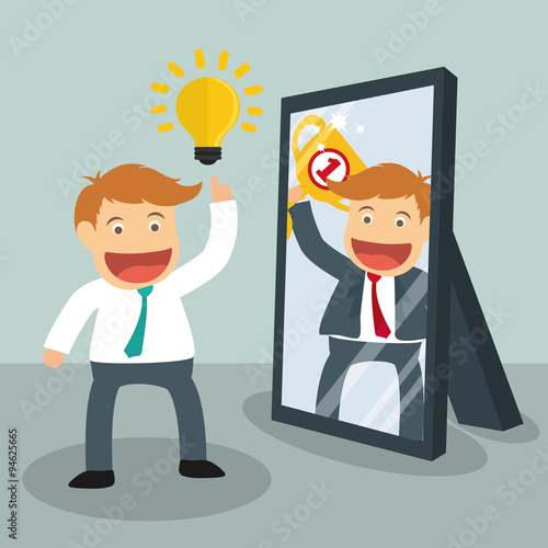 Success people cartoon design