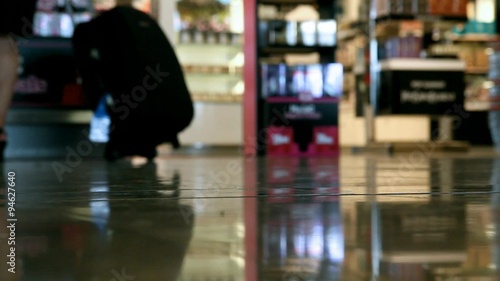 traffic at Paris Orly airport terminal