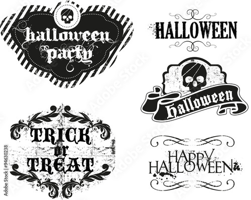 Halloween Party, Black and White