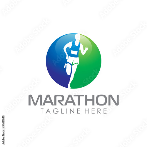 logo sport, marathon club circle 