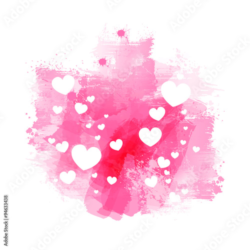 Herzen | Abstract Watercolour Painting