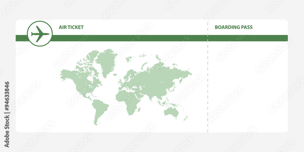 green boarding pass green boarding pass