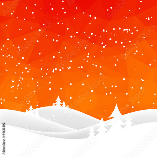 christmas snow hills