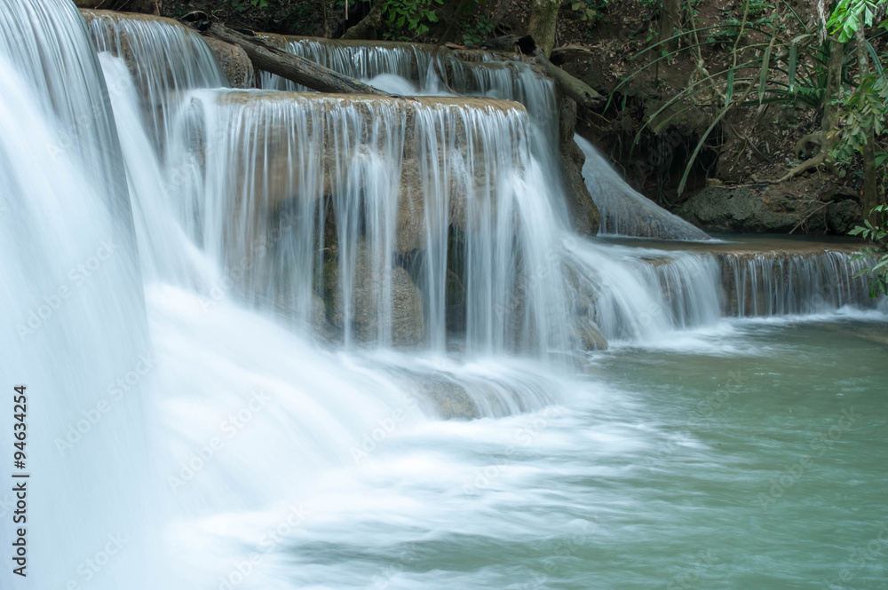 backgroud of waterfall, waterflow texture