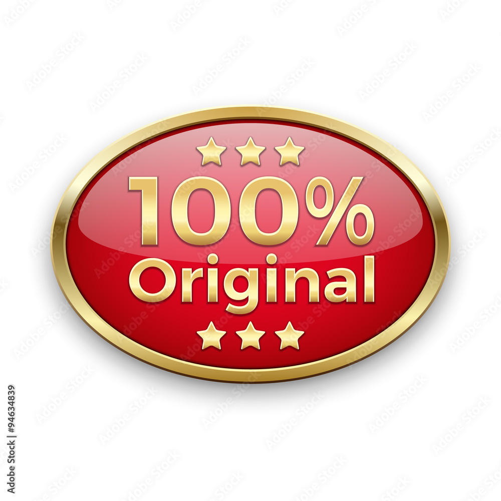 Red original button Red original button