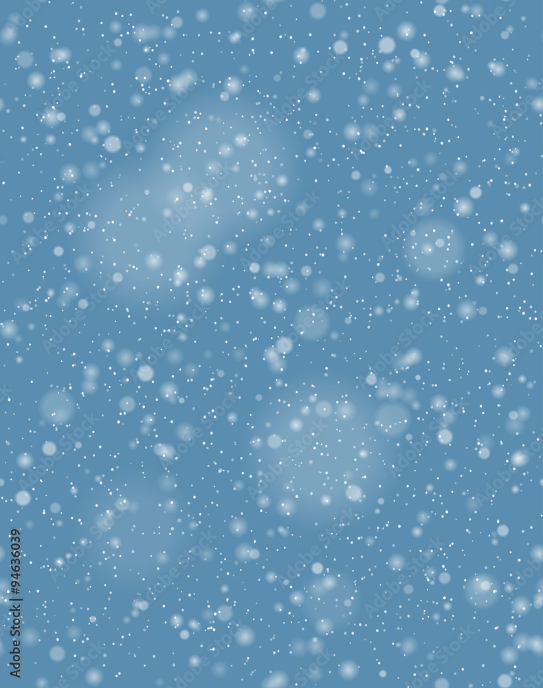 Seamless snowfall background