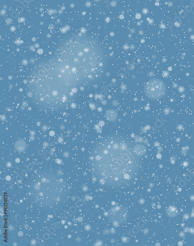 Seamless snowfall background