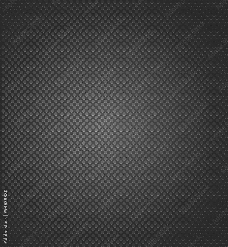 Technology background with seamless circle perforated carbon speaker grill texture. Vector Technology background with seamless circle perforated carbon speaker grill texture. Vector
