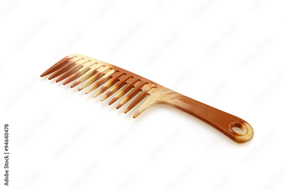 comb on white background comb on white background