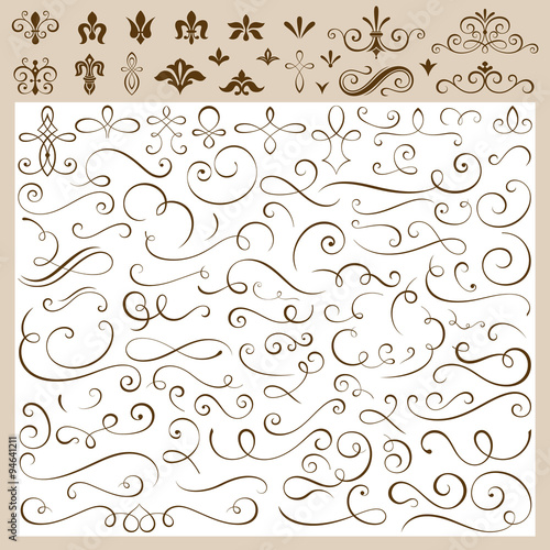 Calligraphic Design Elements