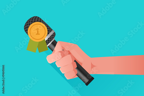 Microphone & Hand