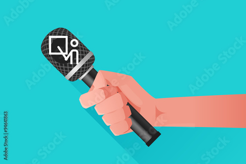Microphone & Hand
