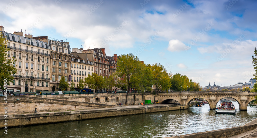 La Seine et le pont Neuf, Paris