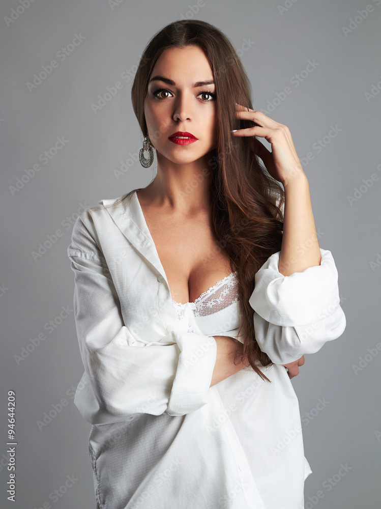 Beautiful woman portrait.sexy beauty girl in underwear Beautiful woman portrait.sexy beauty girl in underwear